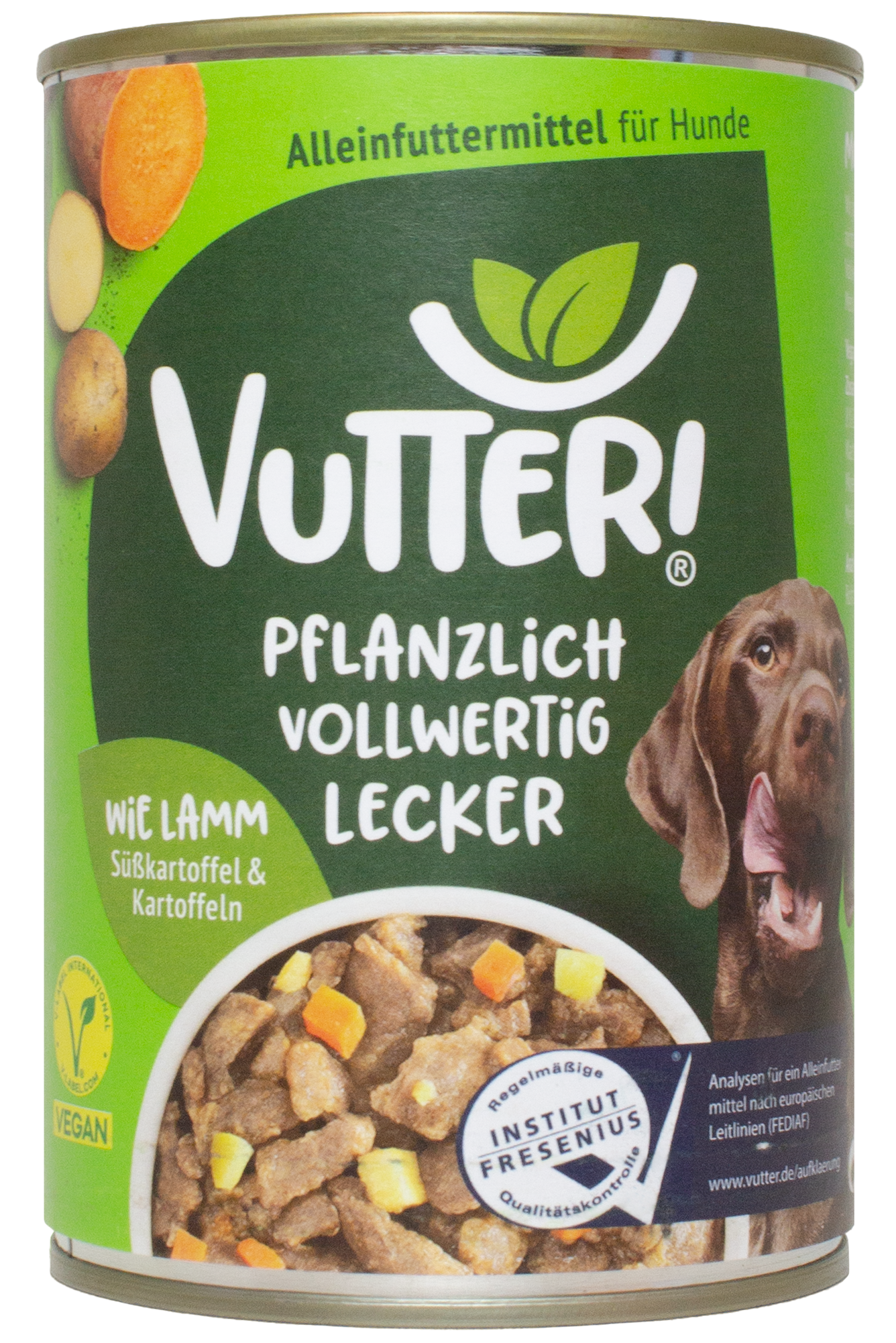 Thumbnail 3: Vutter! Vutter! Hundefutter vegan | Nassfutter: Wie Lamm | Glutenfrei | Alleinfuttermittel | bedarfsdeckend | veganes Hundefutter