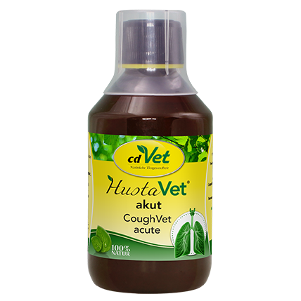 Bild 1 von 1: cdVet HustaVet akut 250 ml – Flüssiges Ergänzungsfuttermittel für Pferde