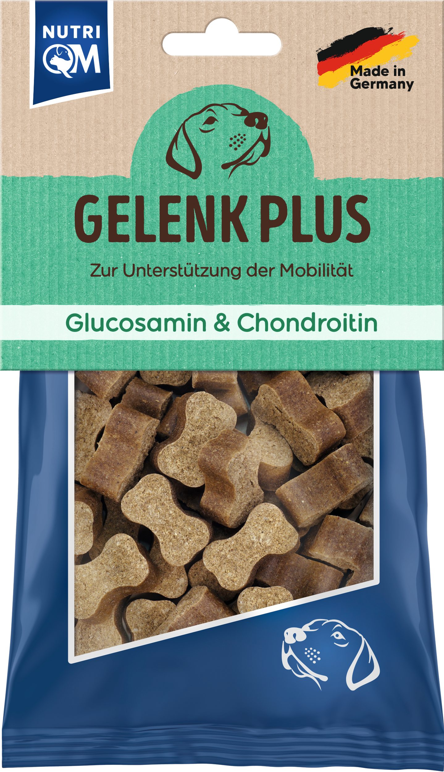 Thumbnail 1: NutriQM Snack Gelenk Plus Chondroitin Glucosamin 5 x 125g