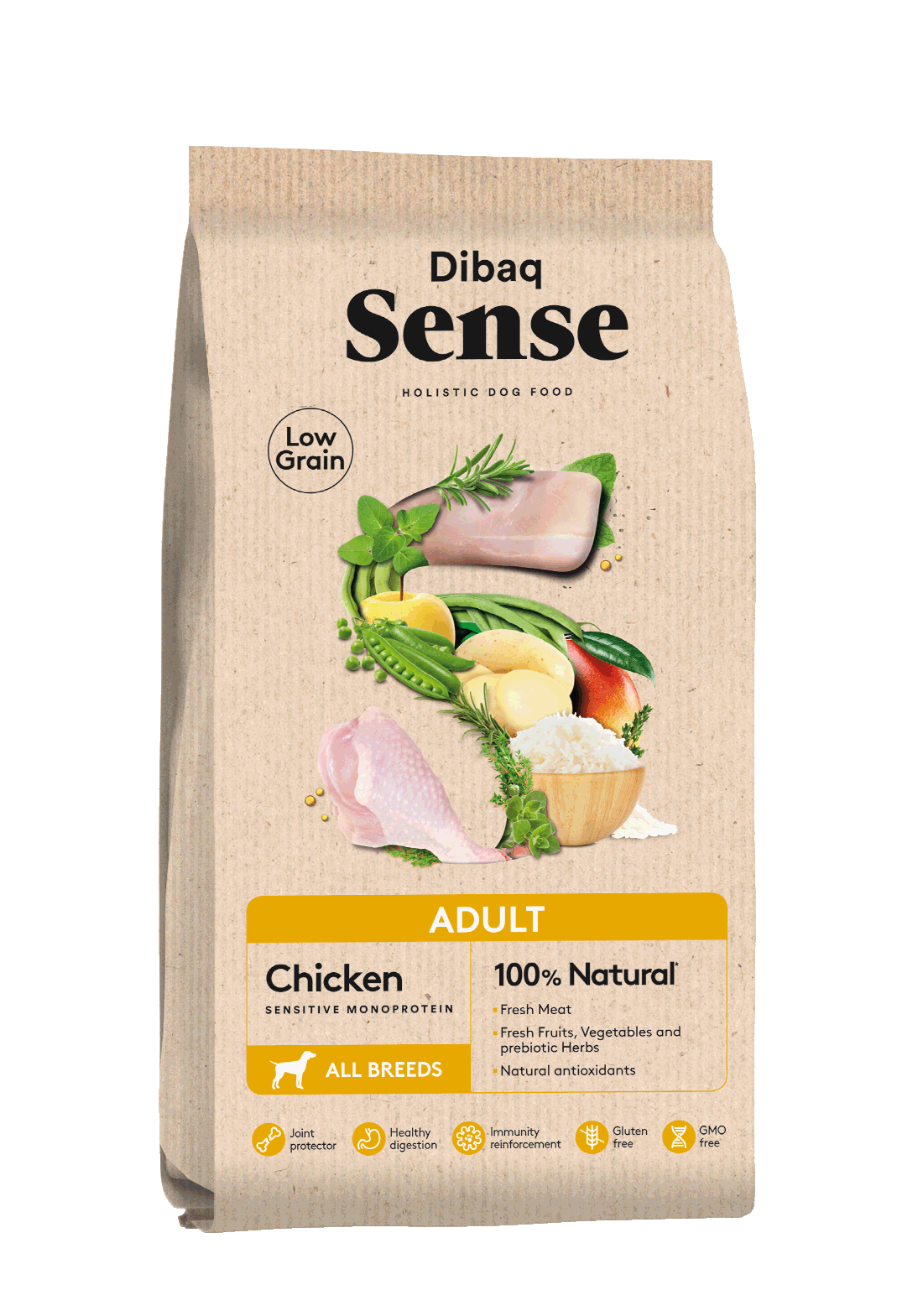 Bild 1 von 1: Dibaq Sense Trockenfutter Mini Huhn & Reis 2kg