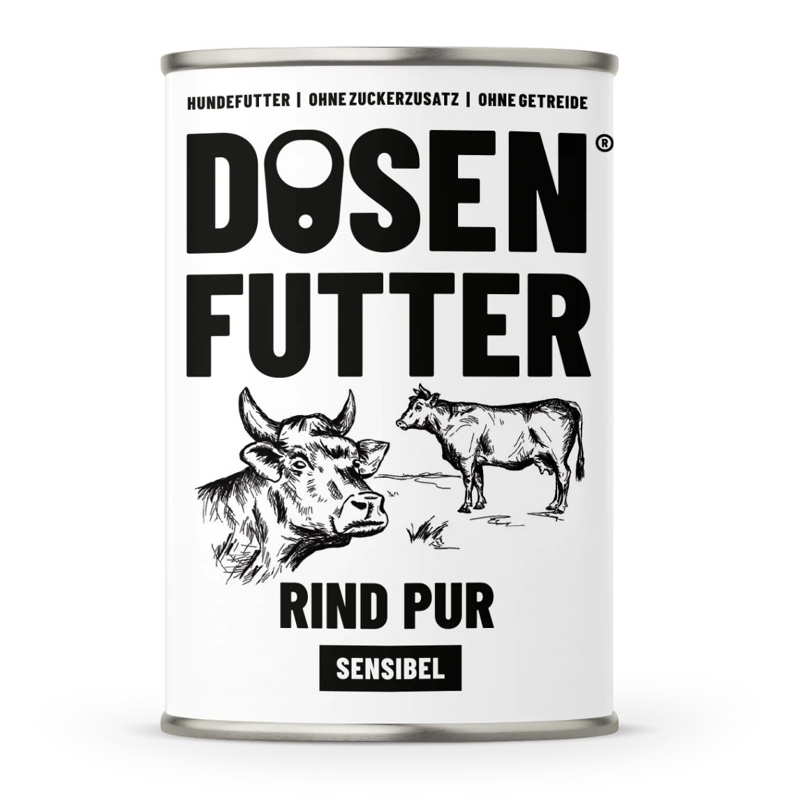 Thumbnail 1: Schnauze & Co. 6x Dosenfutter® RIND PUR SENSIBLE 400 g