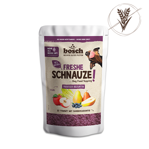 Produktbild von Freshe Schnauze fruchtiger Obstgarten - Ergänzungsfutter– 200g