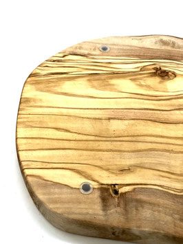 Thumbnail 2: Olivenholz-erleben Futterstation RUSTY TRIO für Nass-oder Trockenfutter & Wasser mit 2 x 0,4 Liter und 1 x 0,9 Liter Porzellanschalen