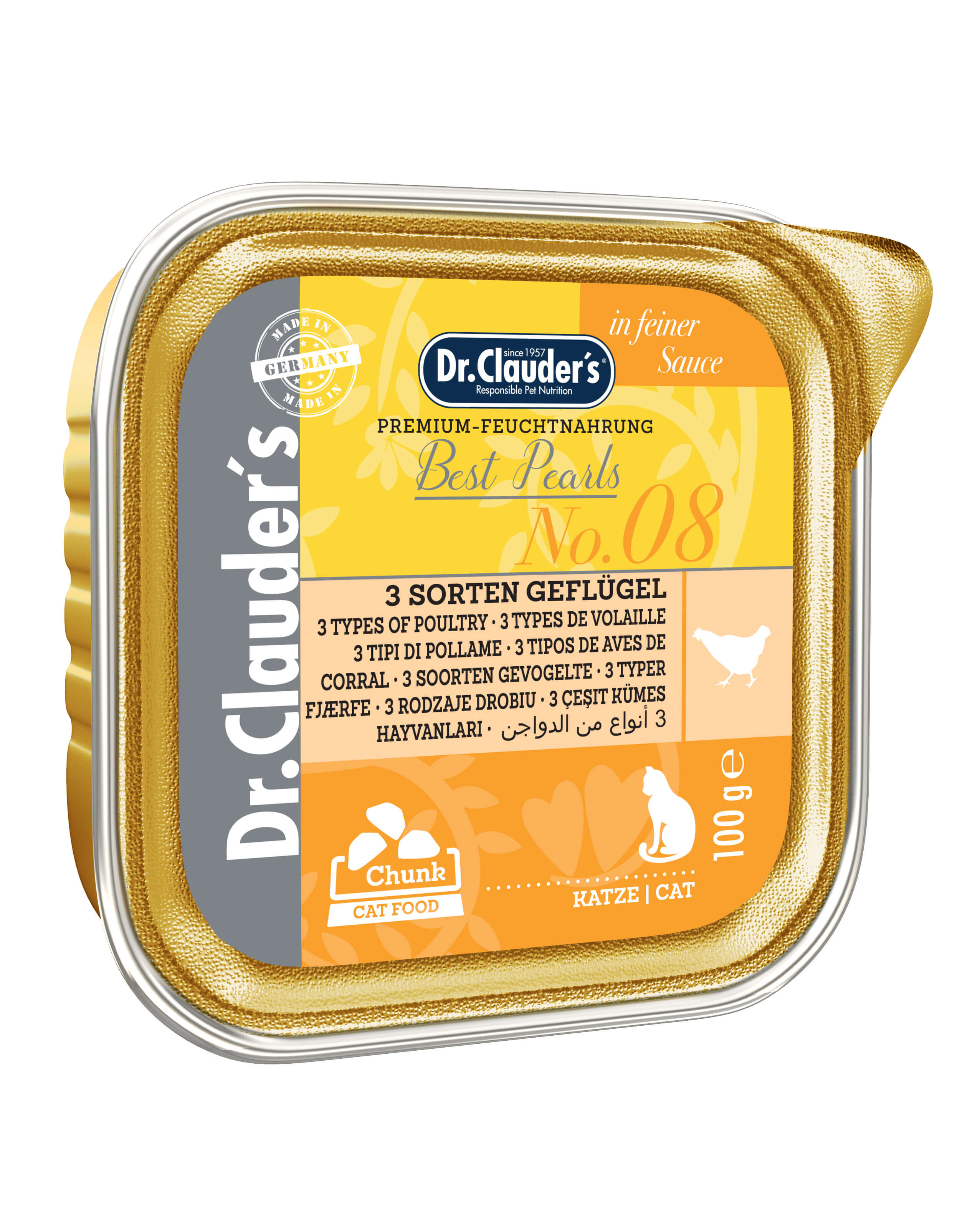 Bild 1 von 1: Dr.Clauder’s Dr.Clauder's Best Pearls No. 08 3 Sorten Geflügel 100g