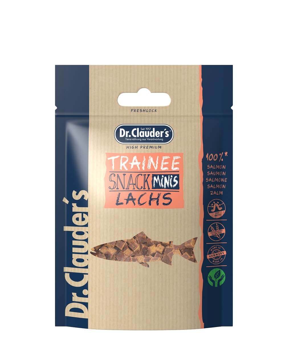 Bild 1 von 1: Dr.Clauder’s Dr.Clauder´s Trainee Snack Minis Lachs 50g