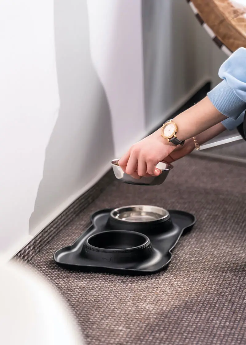 Thumbnail 4: Greenhero Futter- und Trinknapf mit Silikonmatte