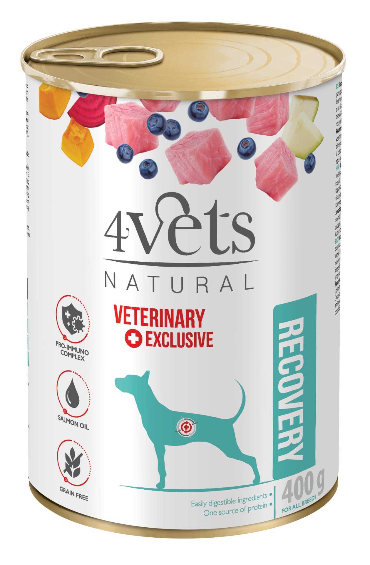 Bild 1 von 1: 4vets NATURAL Recovery 6 x 400g