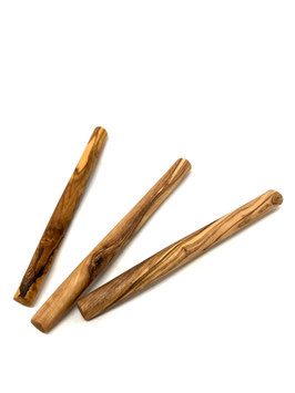 Thumbnail 1: Olivenholz-erleben Kauknochen aus Olivenholz für kleine Hunde oder Katzen (3er Set)