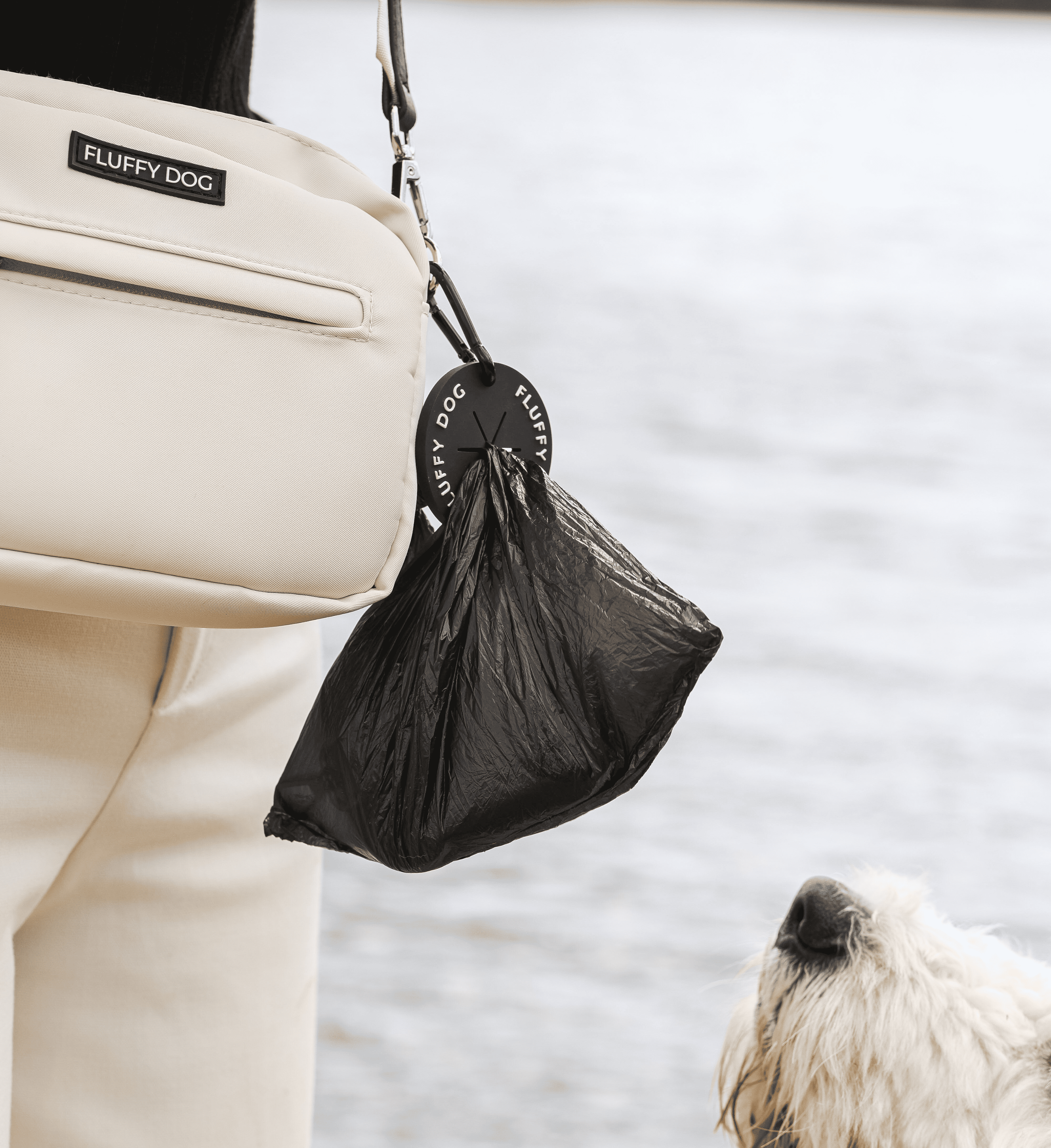 Thumbnail 2: Fluffy Dog Kotbeutel-Halter