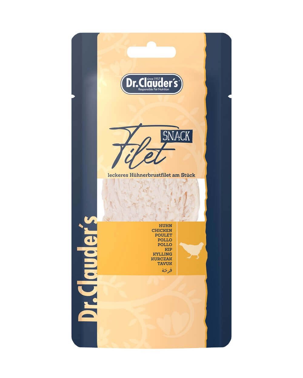 Bild 1 von 1: Dr.Clauder’s Filet Snack Hühnerbrust 30g