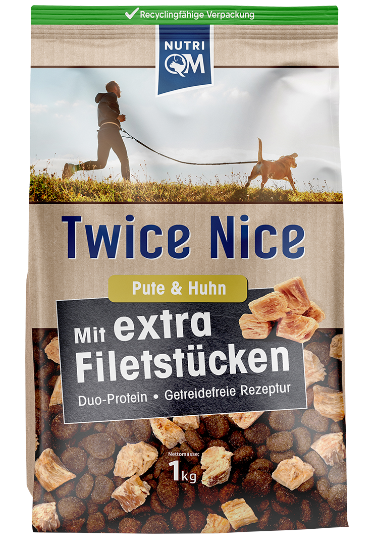 Thumbnail 1: NutriQM Twice Nice Pute & Huhn 4 kg