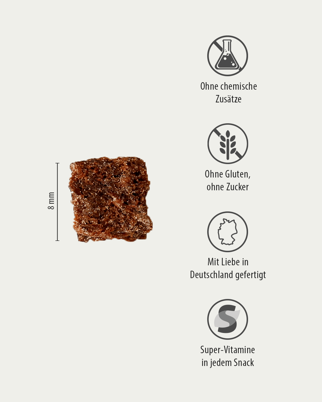 Thumbnail 3: GREEN PAWLY Fleischsnack pur - RIND 250g