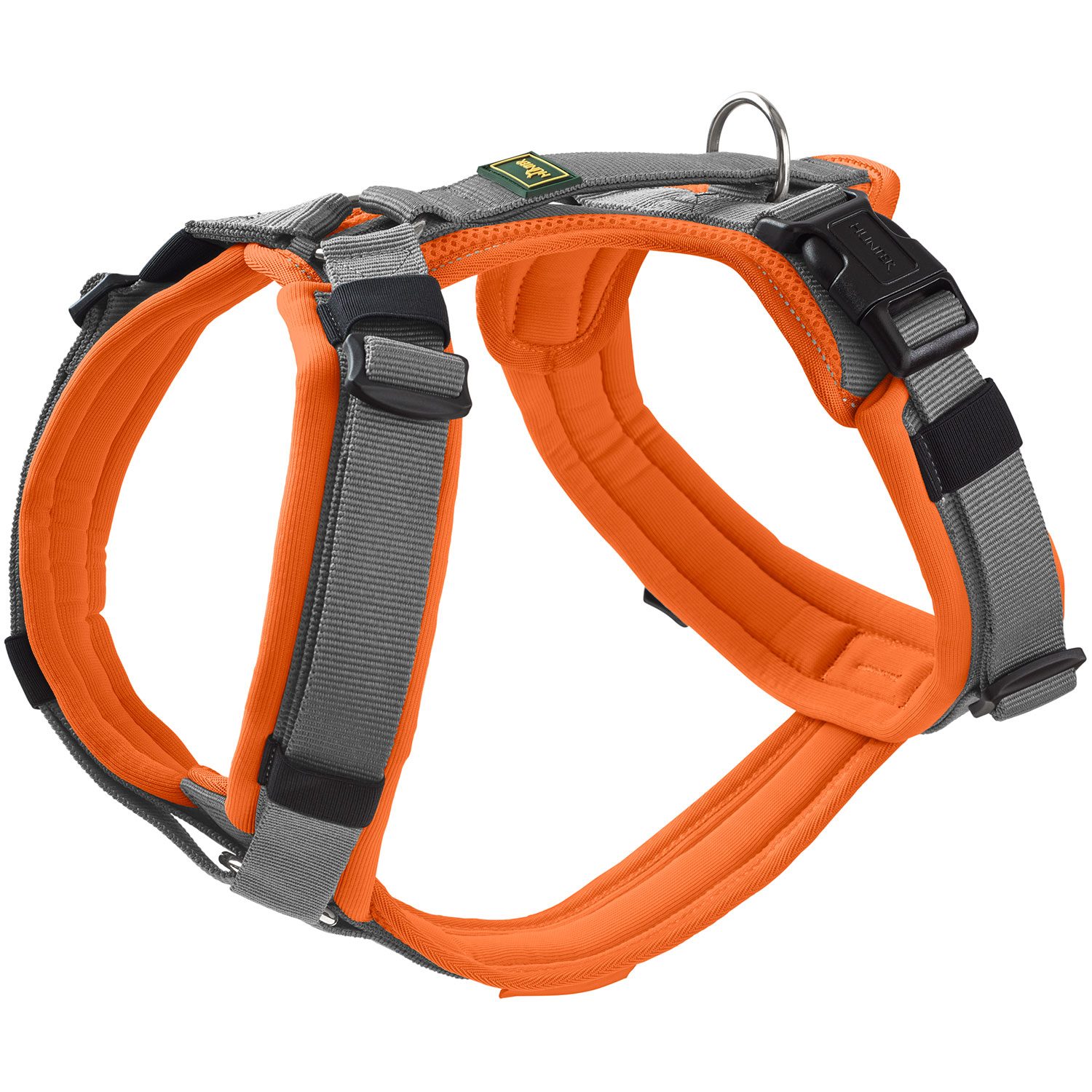 Produktbild von Geschirr Maldon Up mit Griff M-L, orange/grau