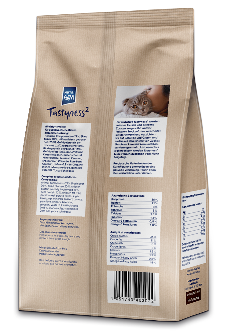 Thumbnail 1: NutriQM Tastyness² Rind 6 x 500g