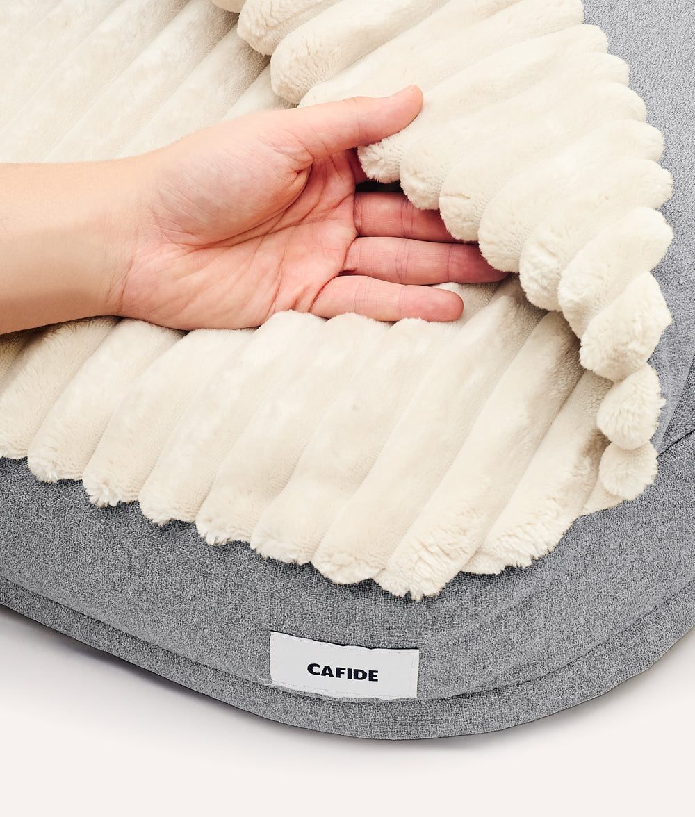 Thumbnail 4: CAFIDE Hundebett aus Chenille mit Kapuze, Maso