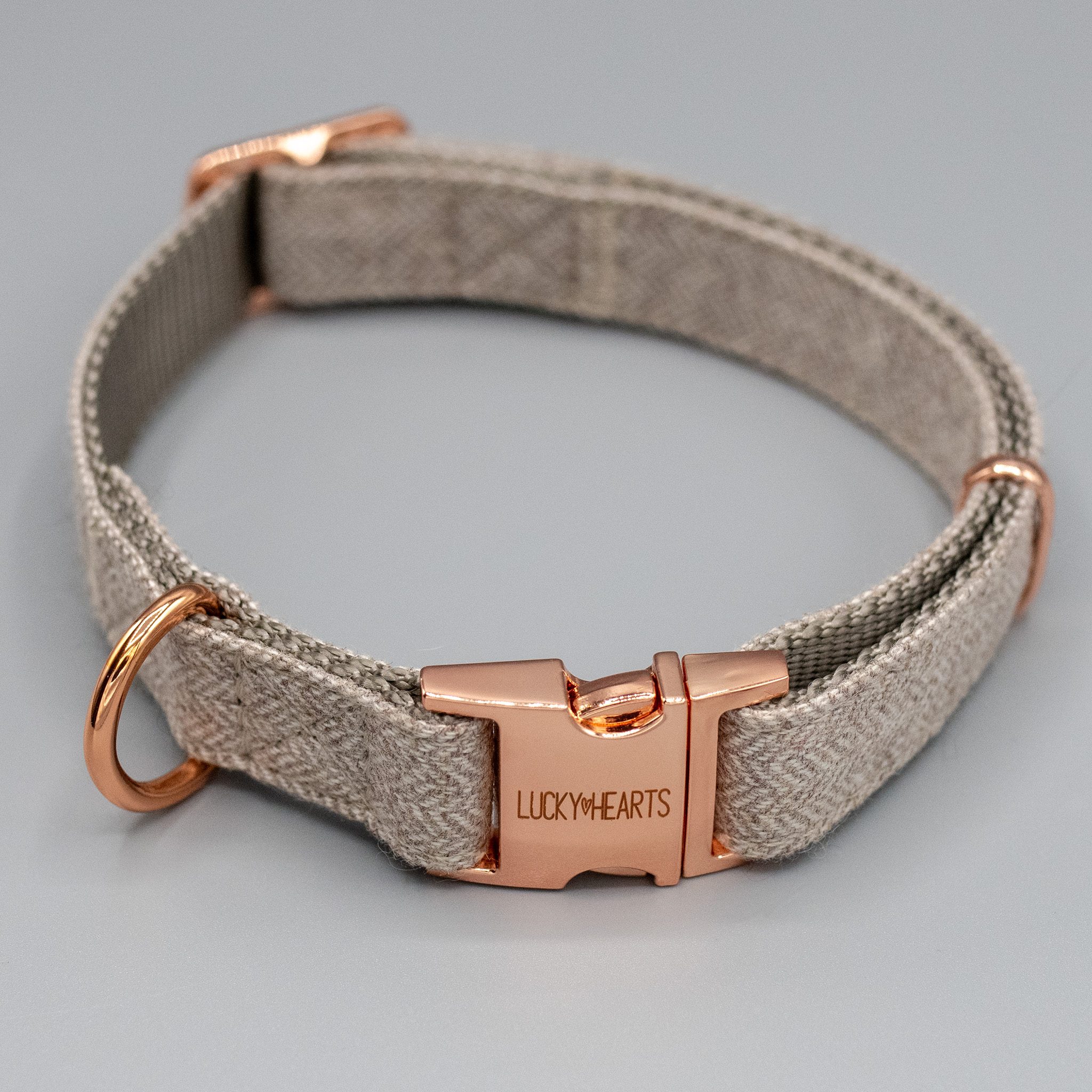 Lucky Hearts™ Halsband Rosé  Beige / XS