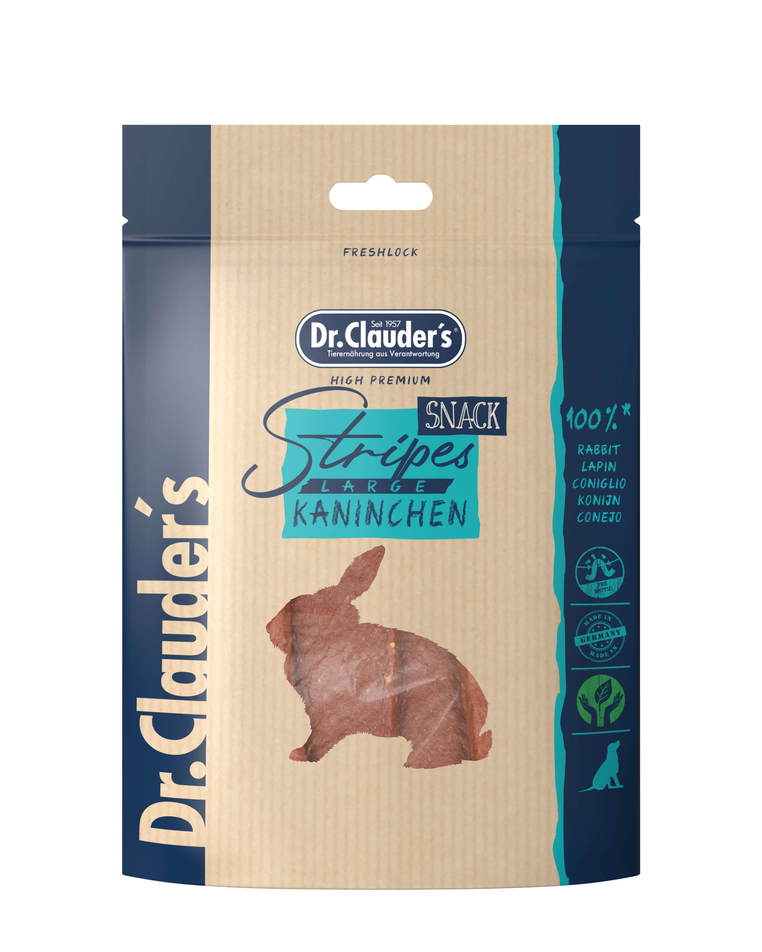 Bild 1 von 1: Dr.Clauder’s Dr.Clauder´s Stripes Snack Kaninchen Large 80g