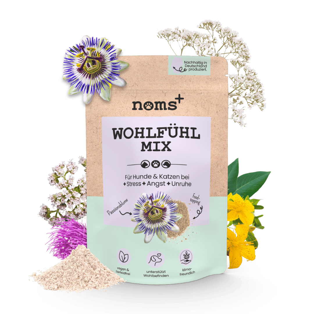 Noms+ Wohlfühlmix für Hunde & Katzen bei Stress, Angst, Unruhe und Hyperaktivität