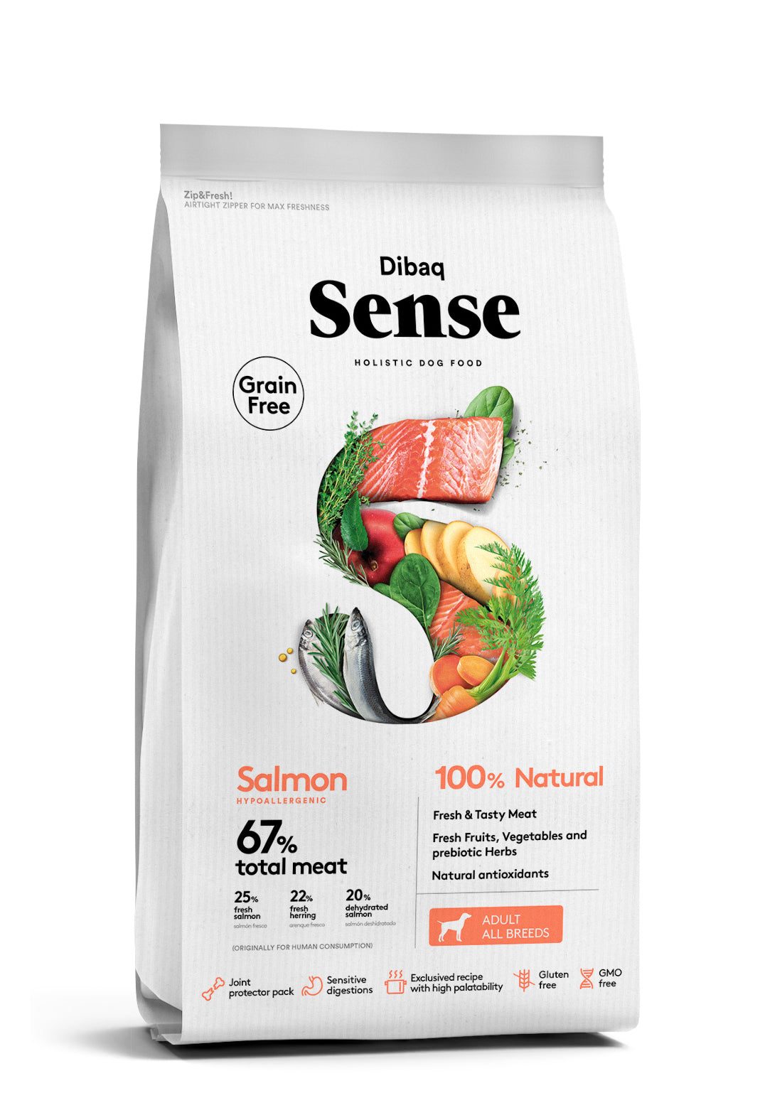 Bild 1 von 1: Dibaq Sense Trockenfutter getreidefrei Lachs 2kg