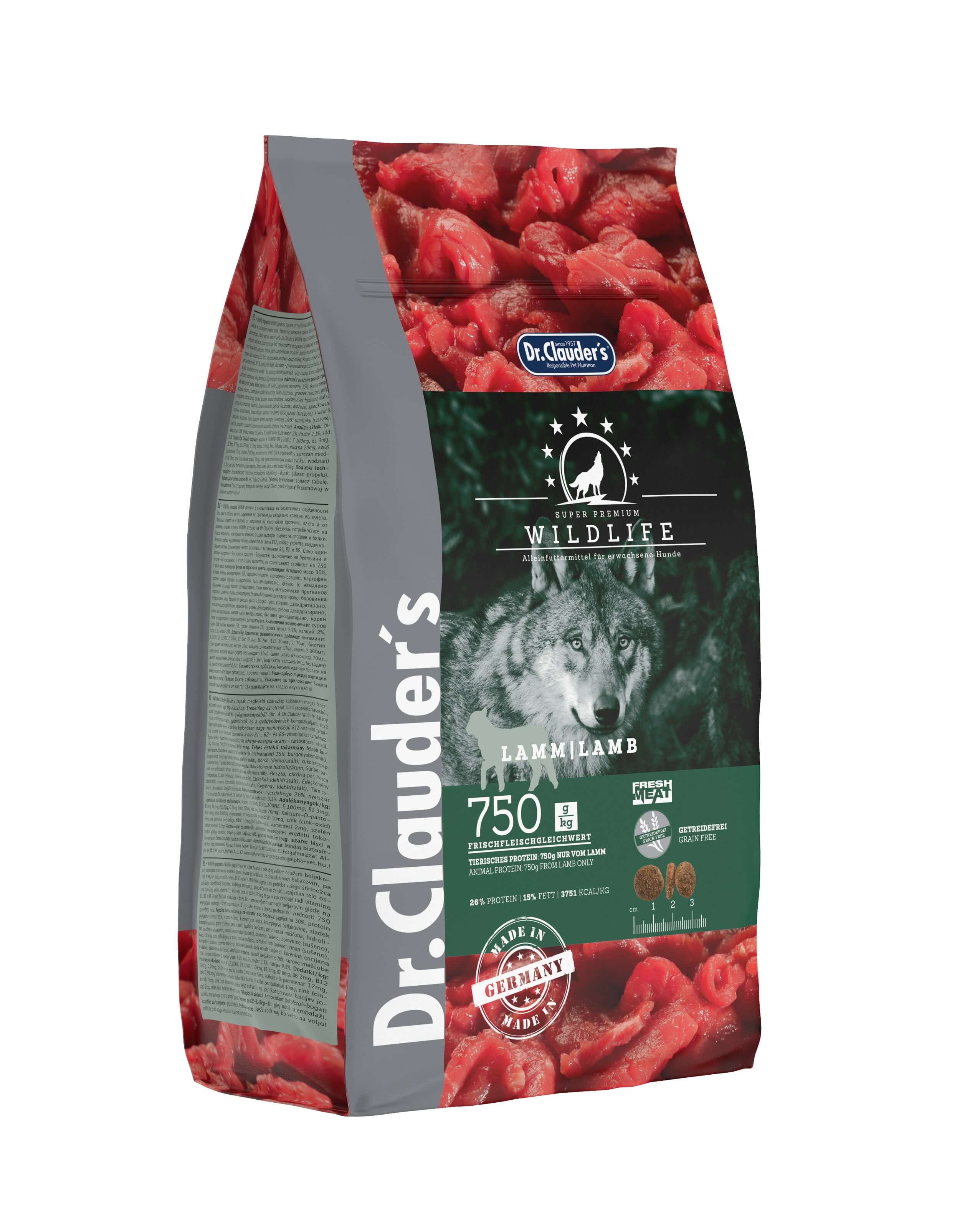Bild 1 von 1: Dr.Clauder’s Wildlife Lamm 2kg