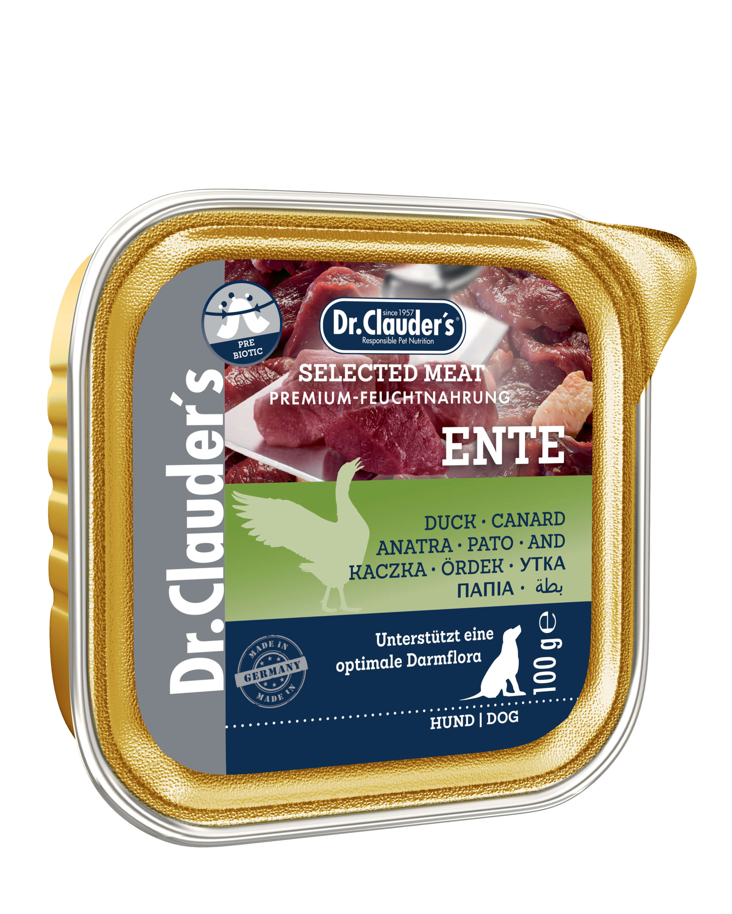 Bild 1 von 1: Dr.Clauder’s Selected Meat Schälchen Ente 100g