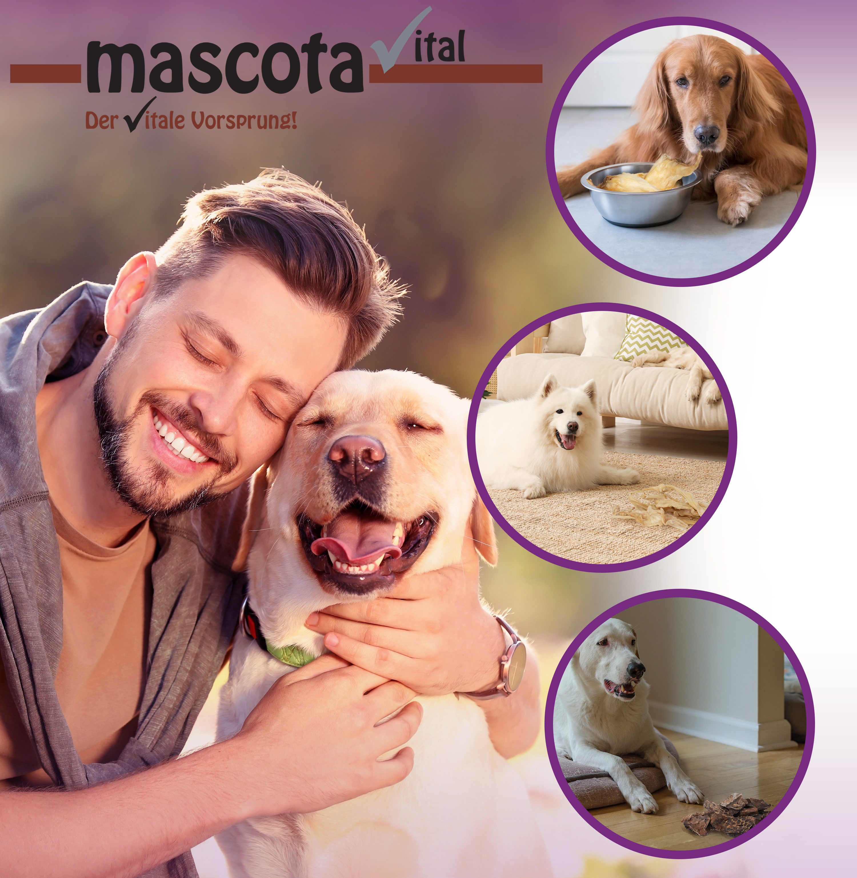 Thumbnail 2: mascota vital Lungenwürfel von der Ziege, Hundeleckerli, 200 g