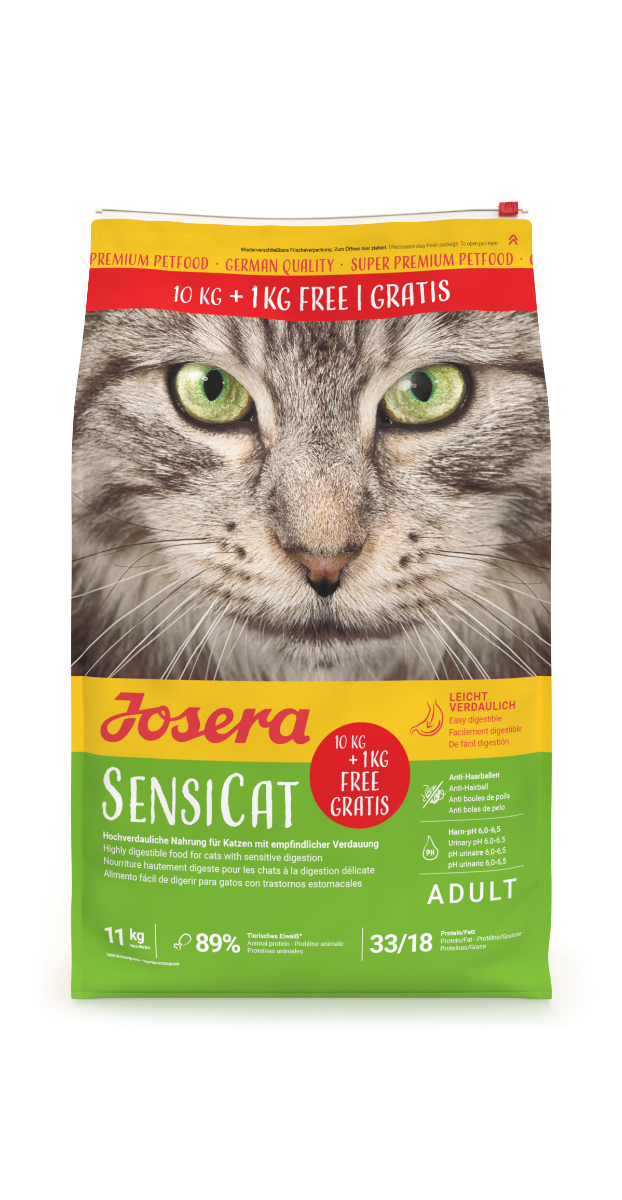 Bild 1 von 1: Josera Josera SensiCat 11 kg Katzenfutter Leicht verdaulich – Edition 10+1 kg