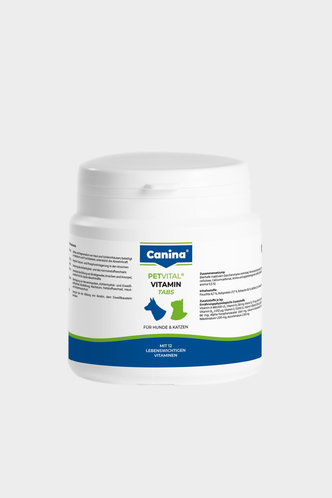Thumbnail 2: Canina PETVITAL Vitamin-Tabs Vitamin-Tabletten für Hunde & Katzen 100 g