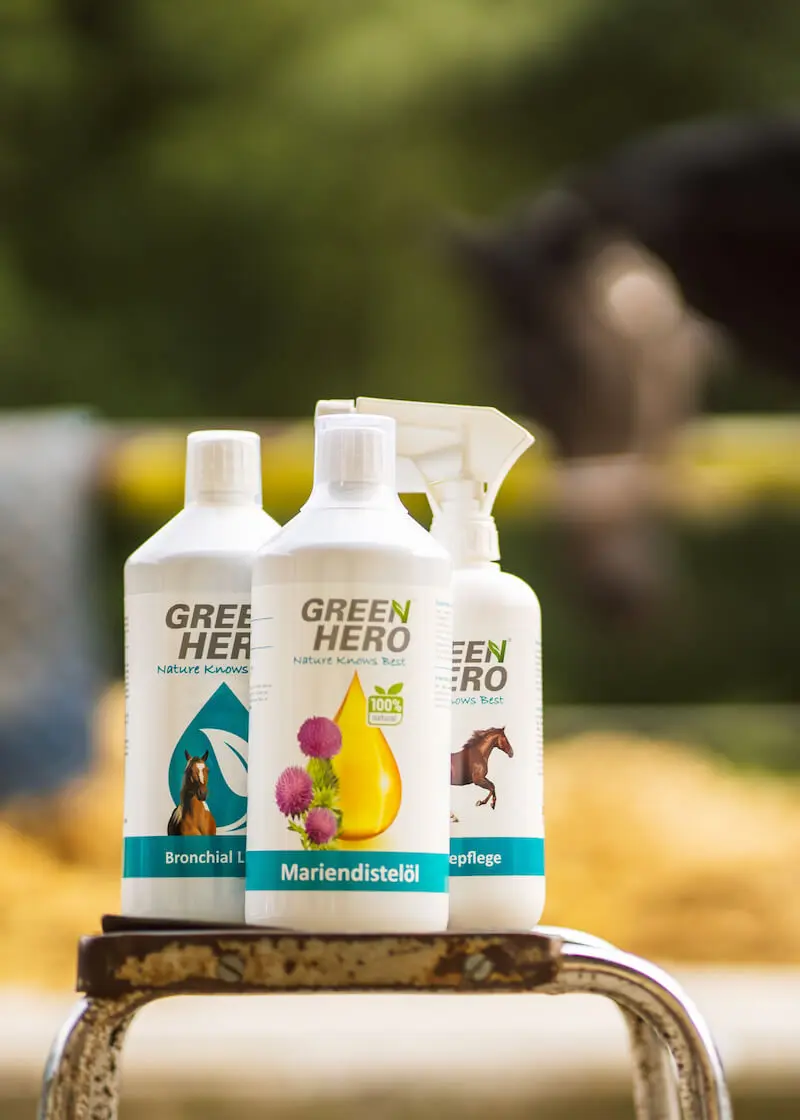 Thumbnail 5: Greenhero Bronchial Liquid für Pferde mit Kräutern