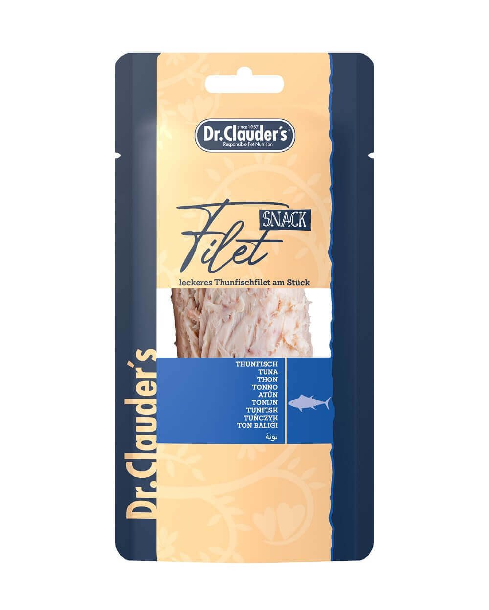 Bild 1 von 1: Dr.Clauder’s Filet Snack Thunfisch 30g