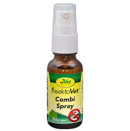 Bild 1 von 1: insektoVet® Combi Spray 20 ml – Natürliches Pflegespray zur Geruchsmaskierung für Hunde & Katzen