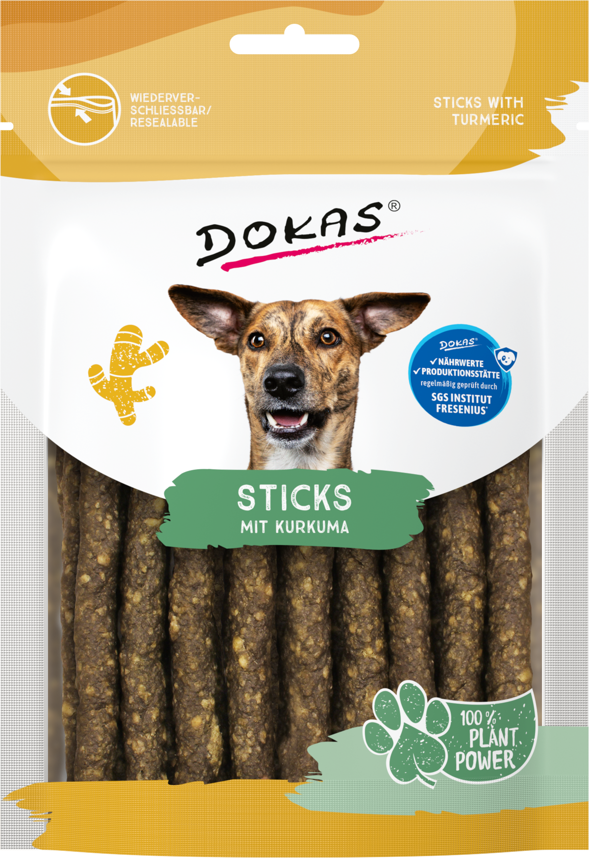 Thumbnail 3: Dokas Sticks mit Kurkuma (100% pflanzlich) 6x 105g Multipack
