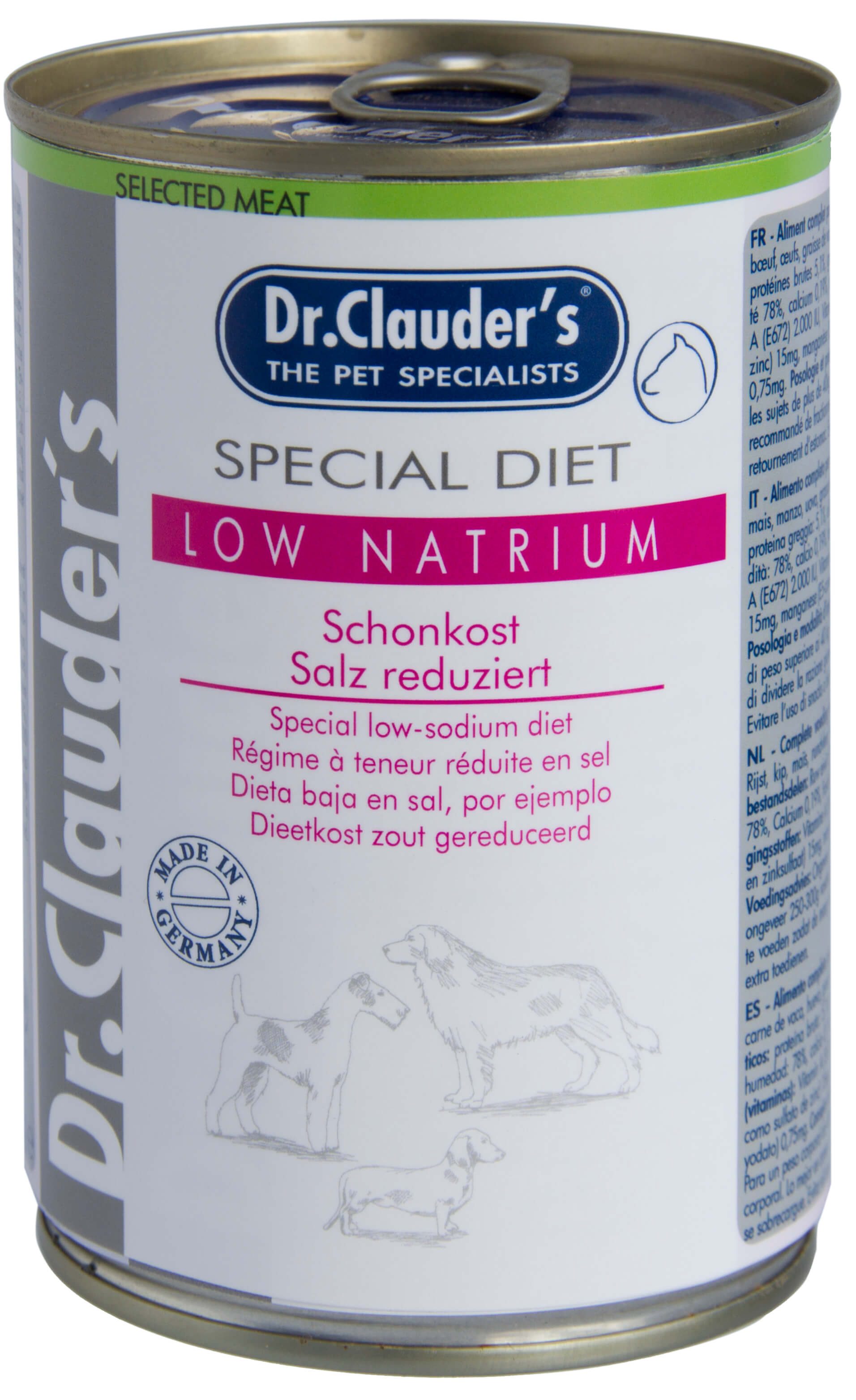 Bild 1 von 1: Dr.Clauder’s Special Diet Low Natrium 400g