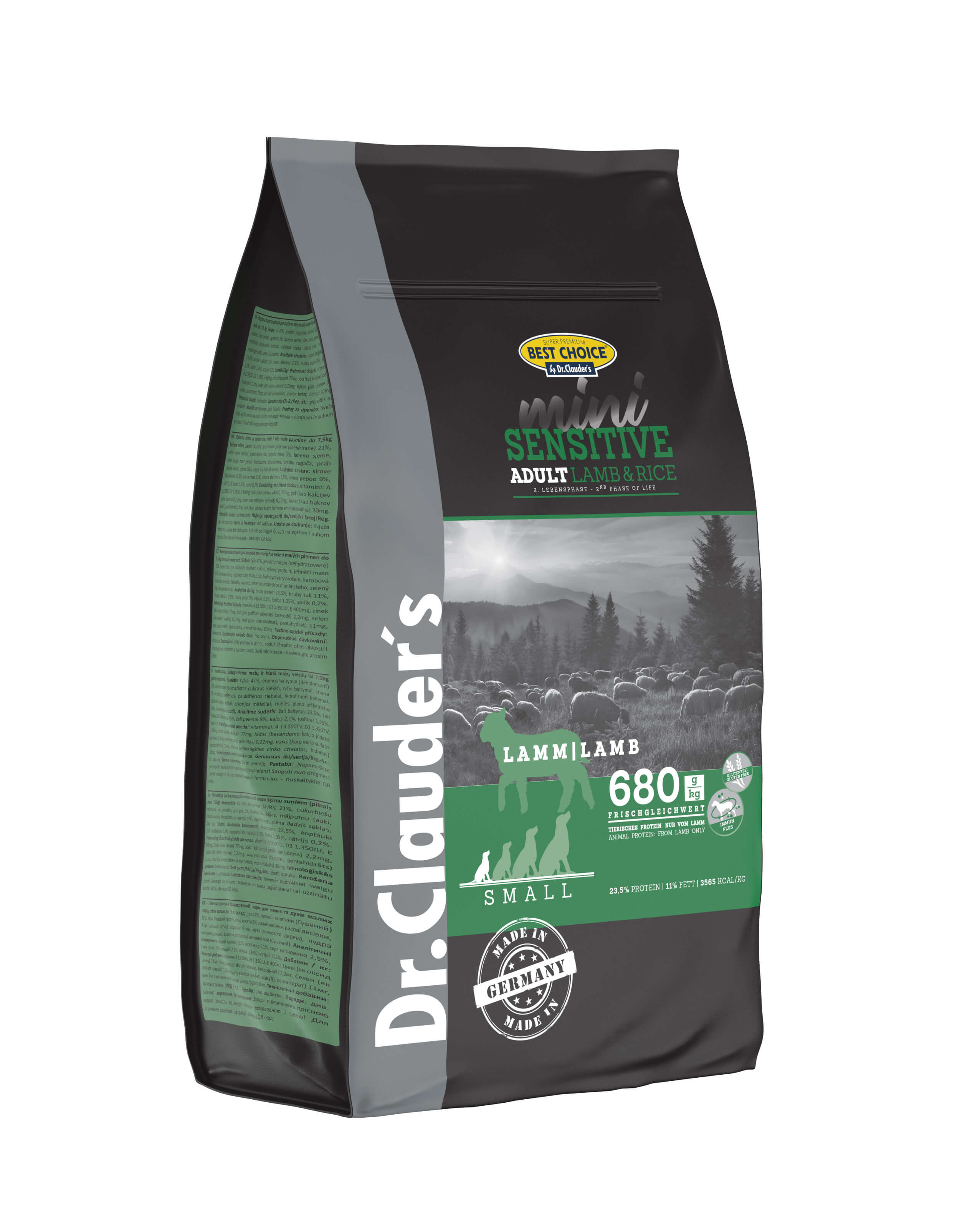 Bild 1 von 1: Dr.Clauder’s Best Choice Mini Adult Lamm & Reis 2kg