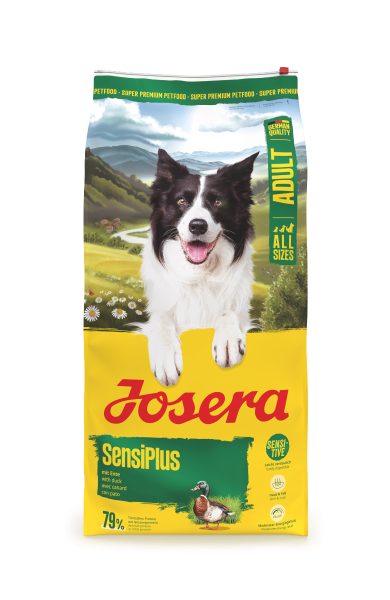 Thumbnail 1: Josera Adult SensiPlus, glutenfreies Trockenfutter für empfindliche, ausgewachsene Hunde, 3x3kg