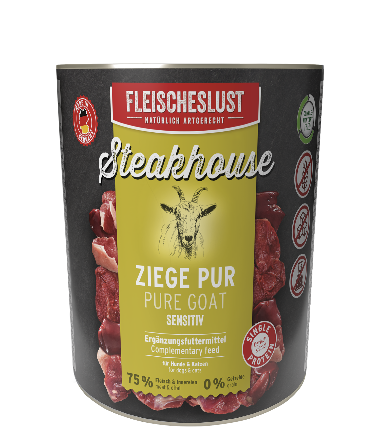 Thumbnail 3: Fleischeslust Steakhouse Ziege pur 6 x 800 g