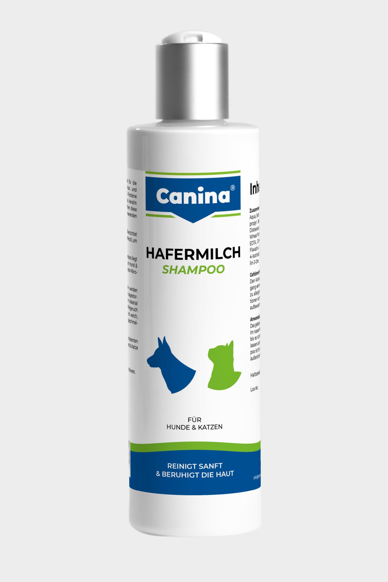 Thumbnail 1: Canina Hafermilch-Shampoo sanftes Katzen- & Hundeshampoo gegen Juckreiz 250 ml