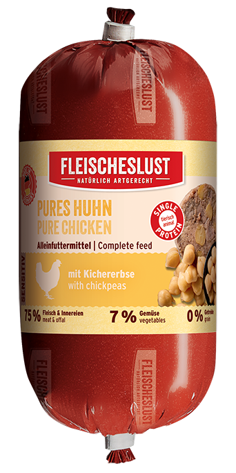 Thumbnail 5: Fleischeslust Pures Huhn mit Kichererbse 15 x 200 g