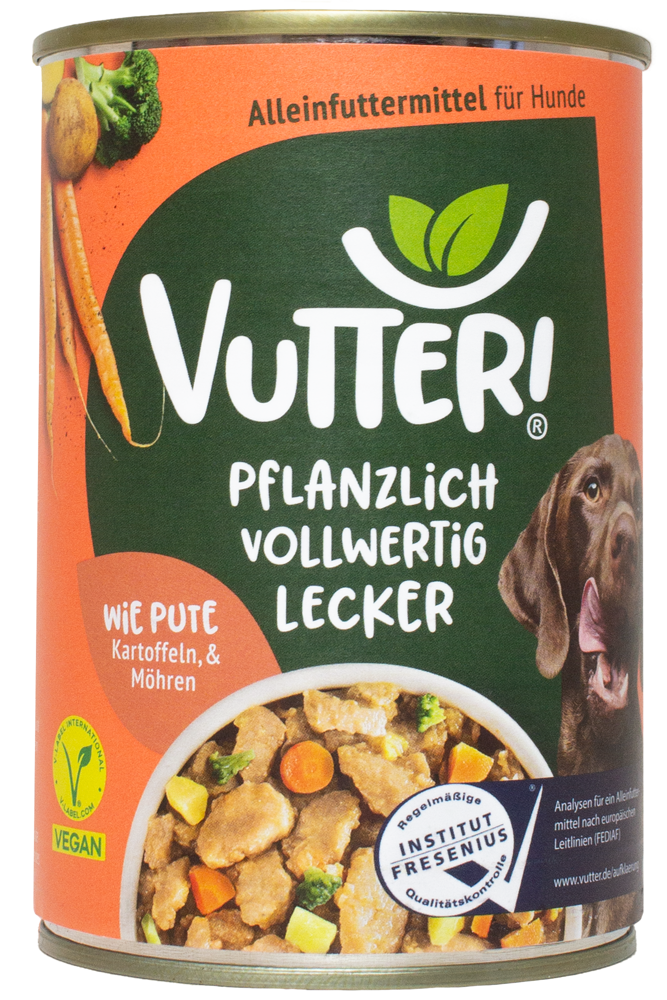 Thumbnail 2: Vutter! Vutter! Hundefutter vegan | Nassfutter: Wie Pute | Glutenfrei | Alleinfuttermittel | bedarfsdeckend | veganes Hundefutter