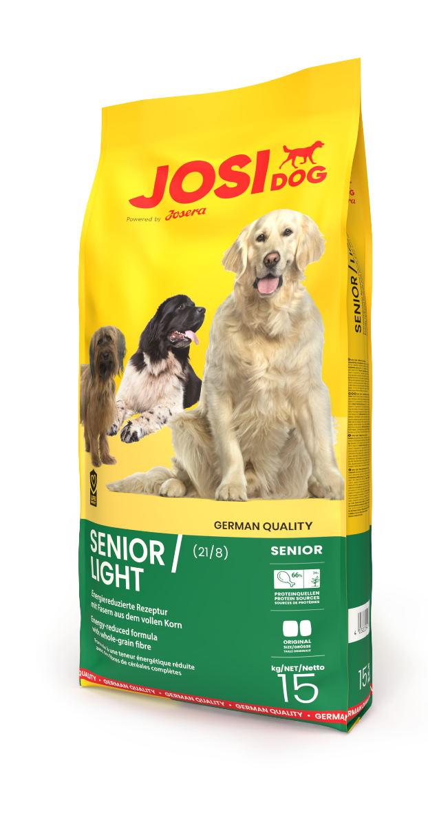 Bild 1 von 1: JosiDog Senior/Light – Hundefutter kalorienreduziert – 15kg