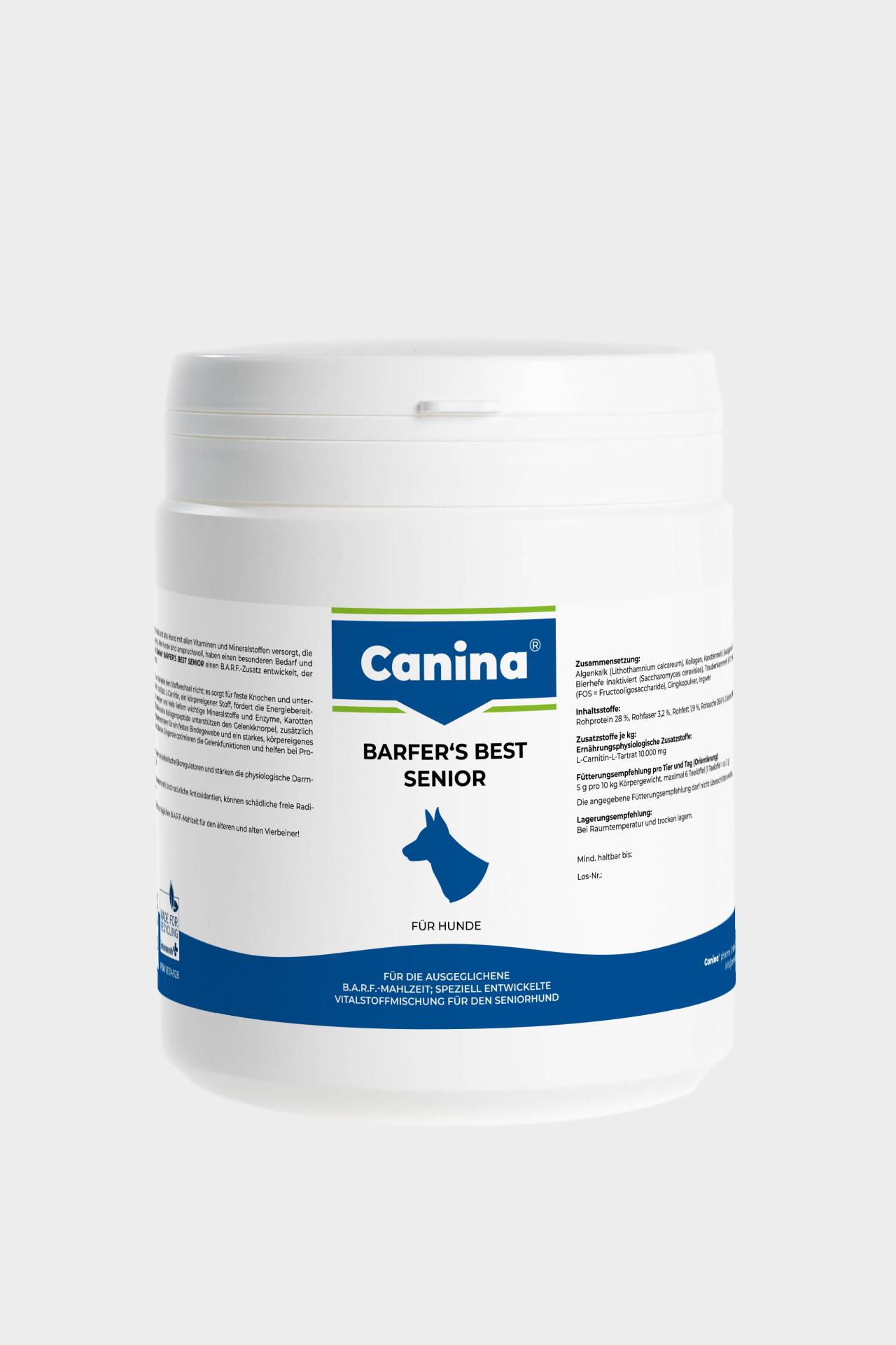 Thumbnail 2: Canina Barfer's Best Senior BARF Ergänzungsmittel für Senioren-Hunde 500 g