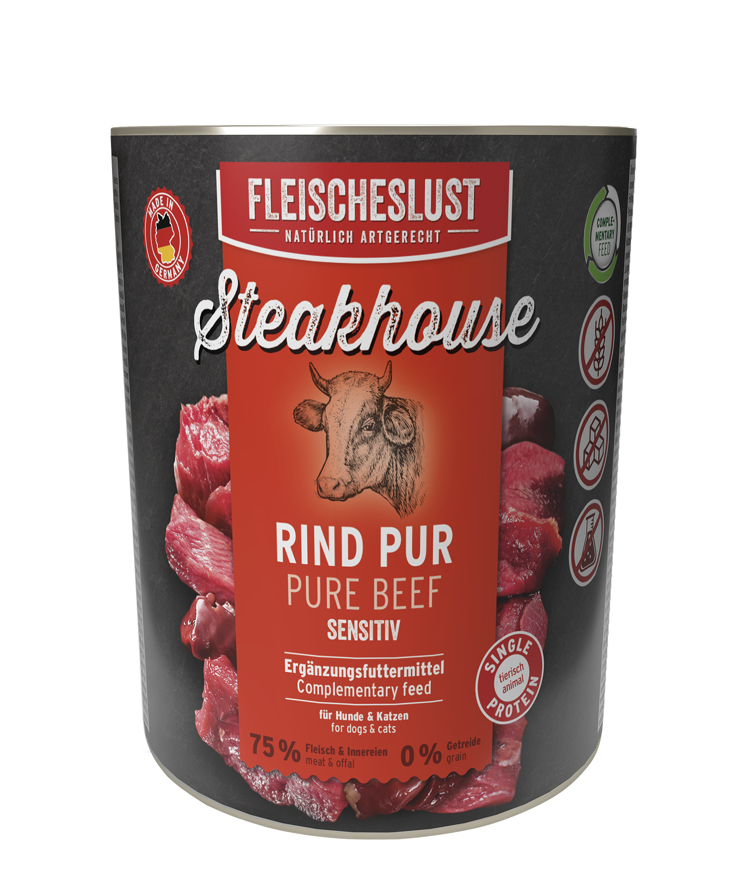 Thumbnail 2: Fleischeslust Steakhouse Rind pur 6 x 800 g