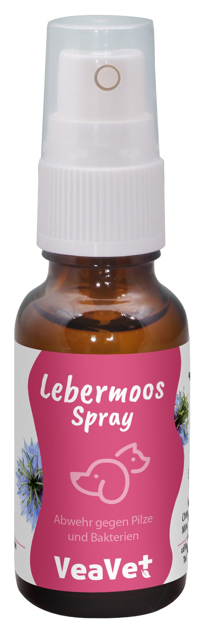 Bild 1 von 1: cdVet VeaVet Lebermoos Spray 20 ml – Natürliche Hautpflege für Hunde, Katzen und Kleintiere