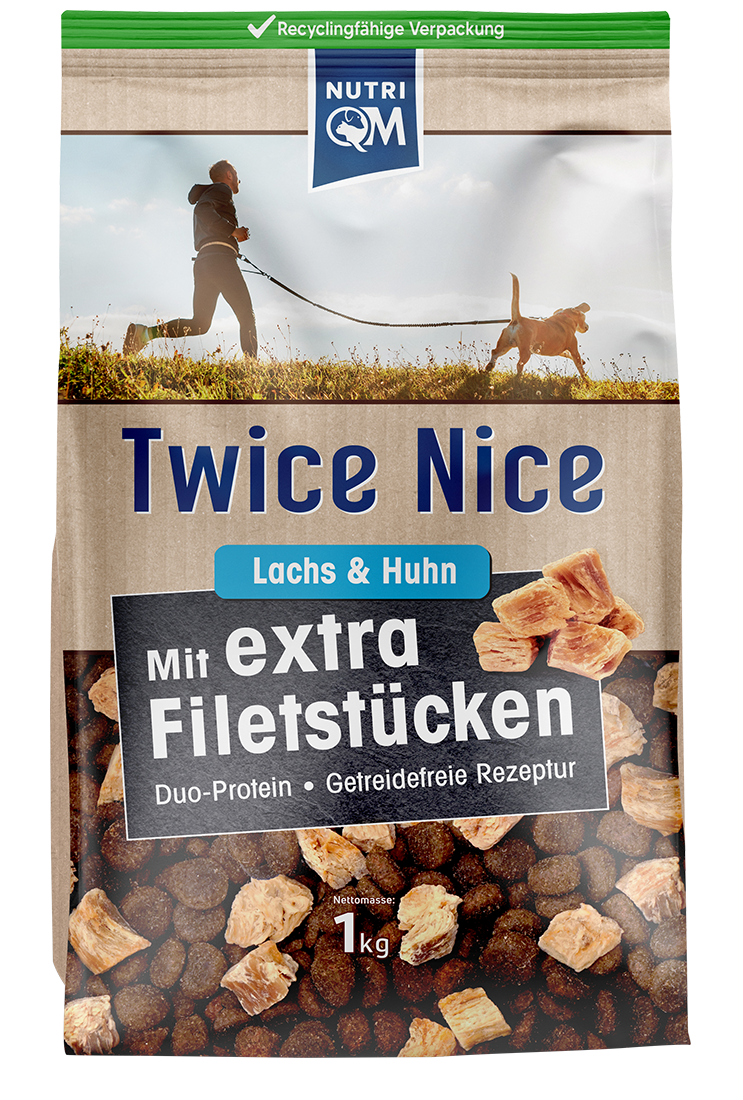 Bild 1 von 1: NutriQM Twice Nice Lachs & Huhn 4 kg