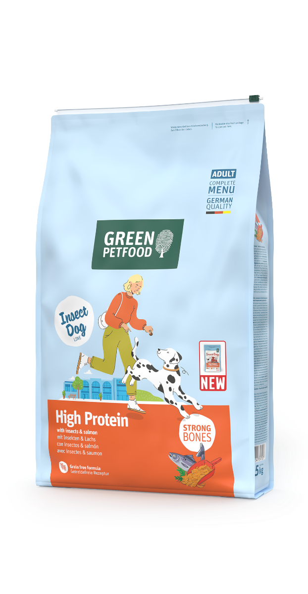 Bild 1 von 1: Green Petfood High Protein with Insects & Salmon 7,5kg