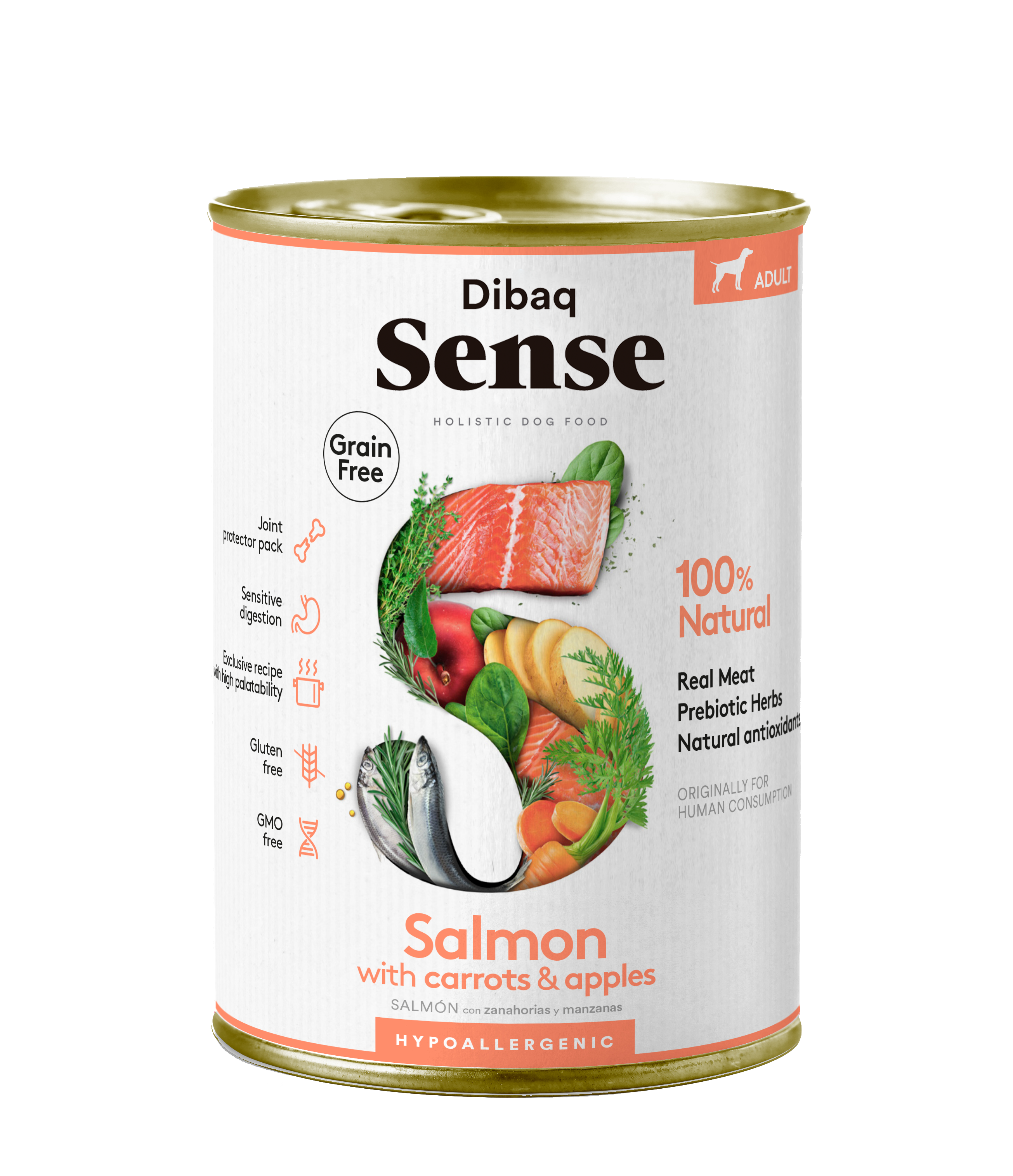 Bild 1 von 1: Dibaq Sense Nassfutter getreidefrei Lachs 380g