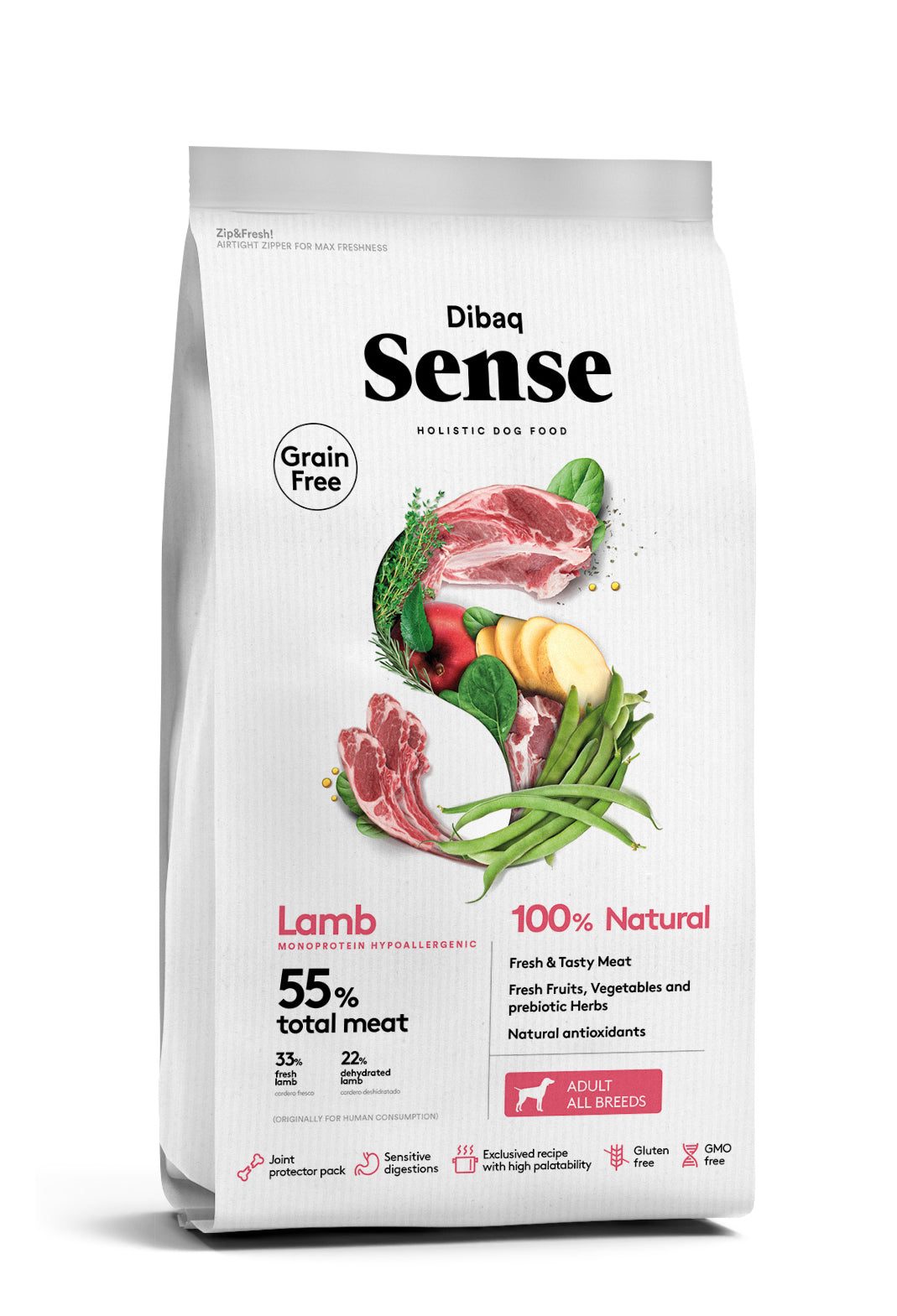 Bild 1 von 1: Dibaq Sense DIBAQ Sense getreidefrei Lamm 2kg