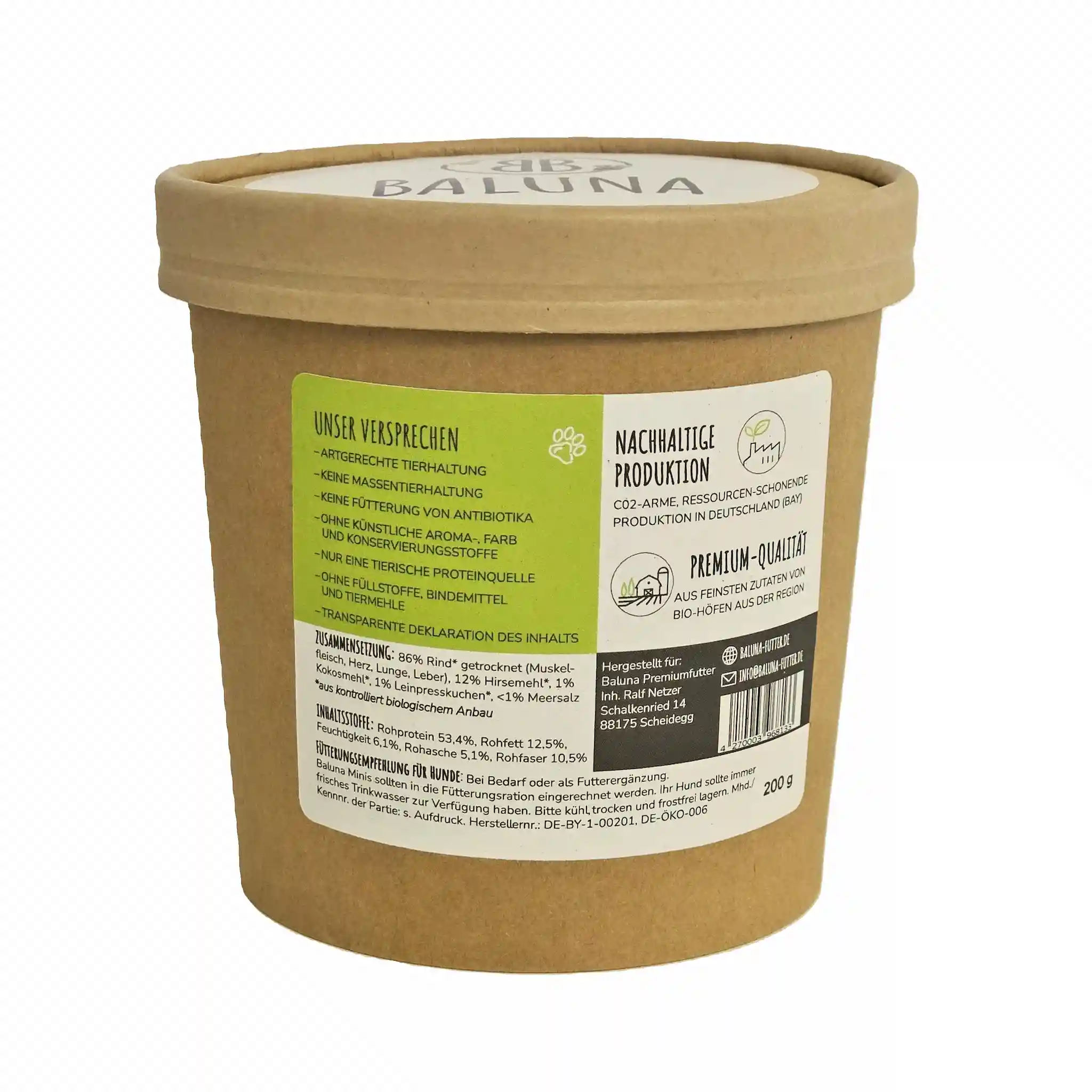Thumbnail 4: Baluna Bio-Rind Snack 200g