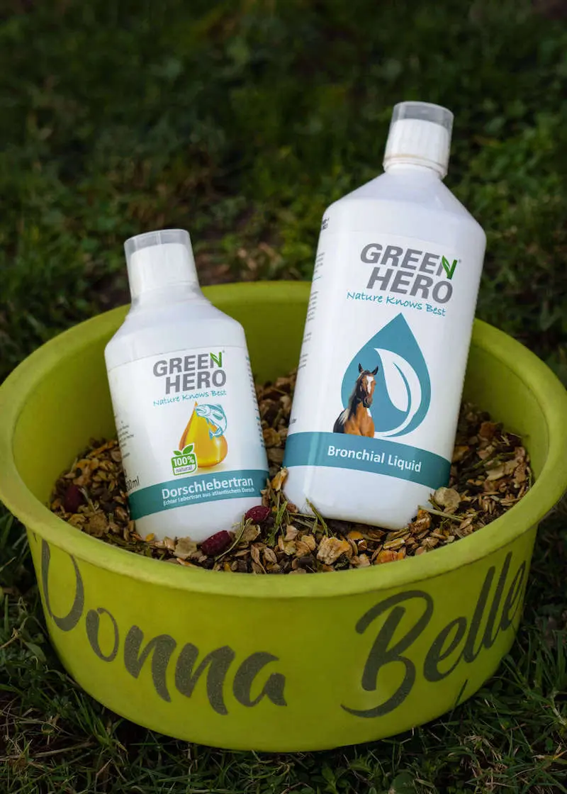 Thumbnail 7: Greenhero Bronchial Liquid für Pferde mit Kräutern