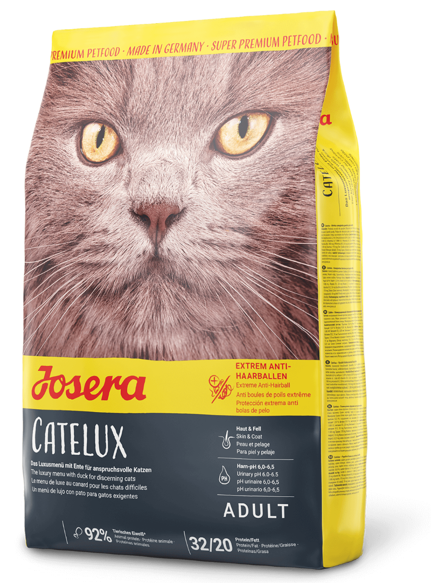 Produktbild von Catelux Katzentrockenfutter –Haarballenkontrolle – 2kg